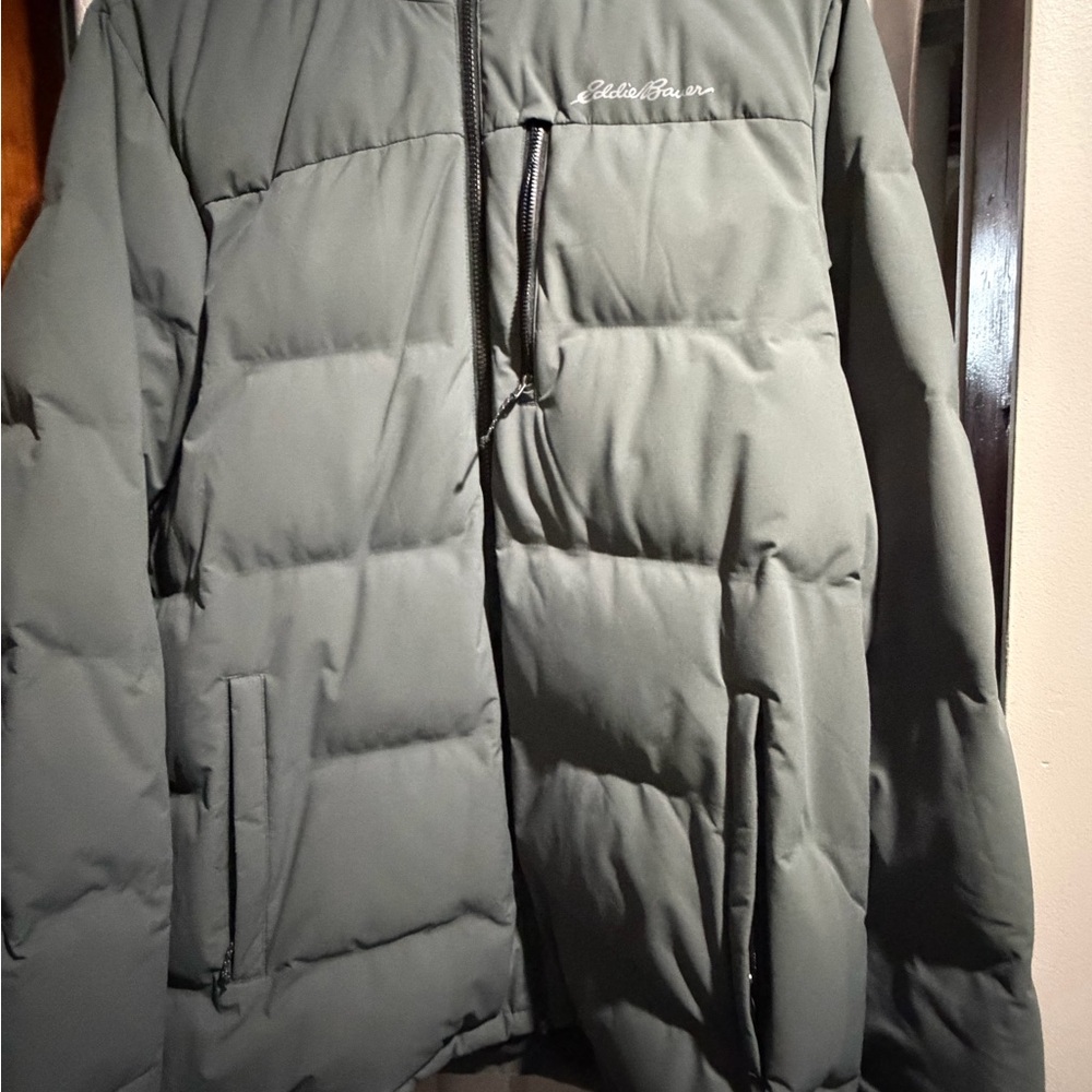 Eddie Bauer Charcoal Puffer Jacket